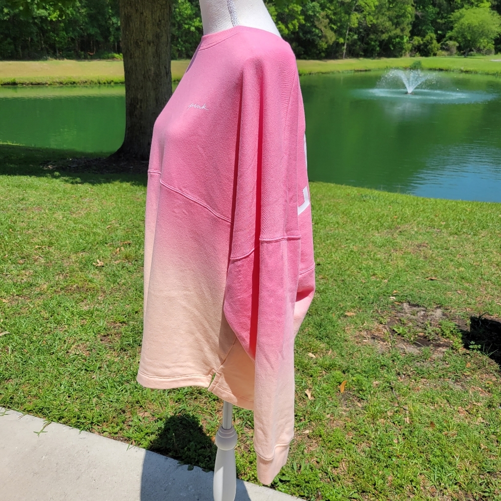 VS PINK VARSITY CREW SWEATSHIRT - Picture 4 of 11